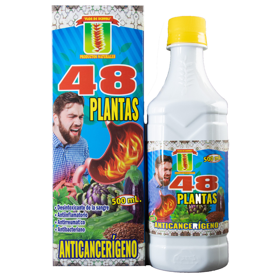 48 Plantas Jarabe 500 ml 