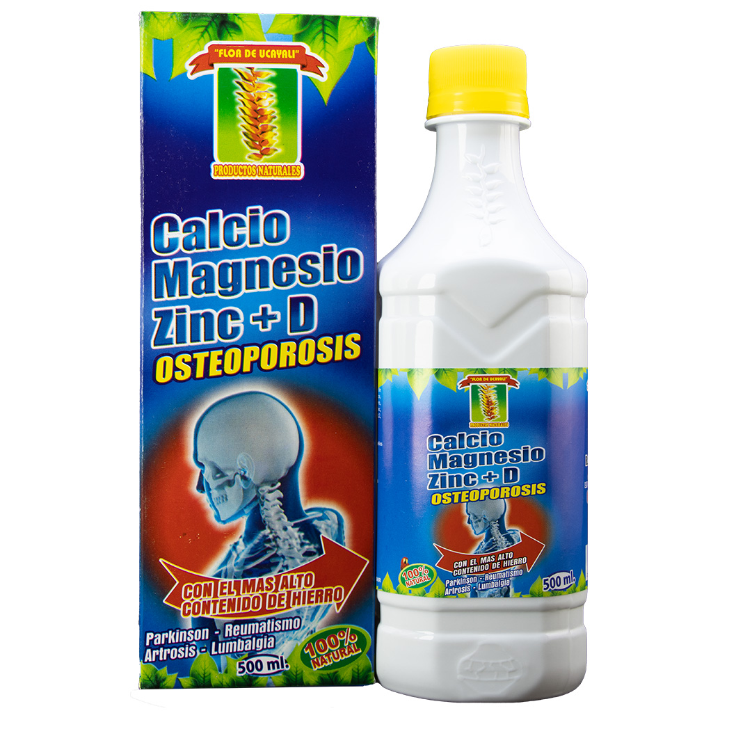 Calcio Magnesio Zinc + D Jarabe 500 ml 