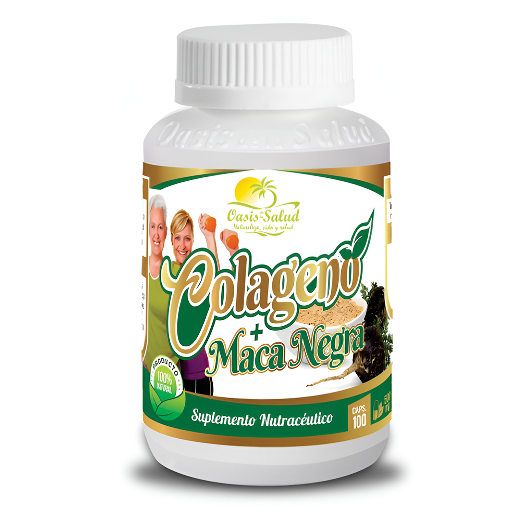 Colágeno + maca negra caps 100 und 