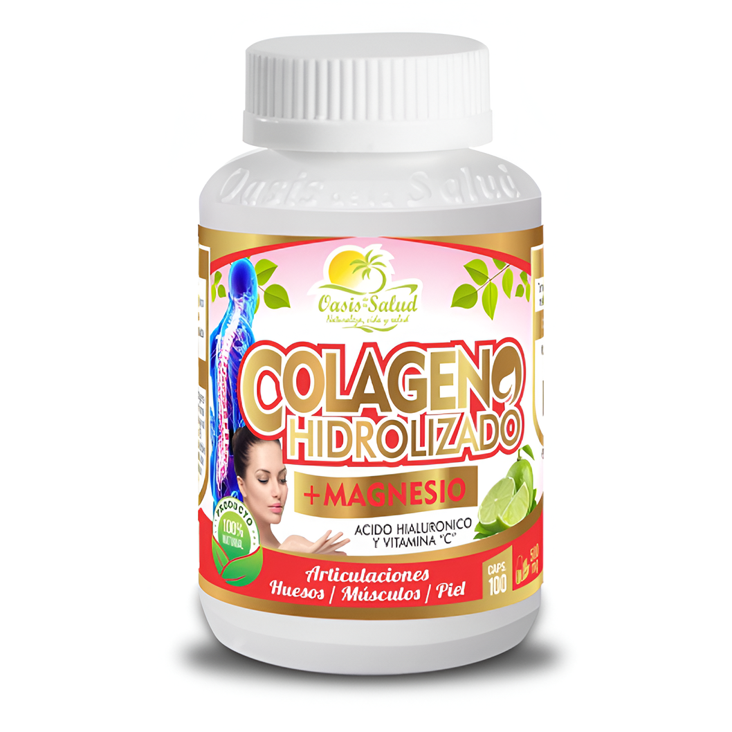 Colágeno Hidrolizado + magnesio caps 100 und 
