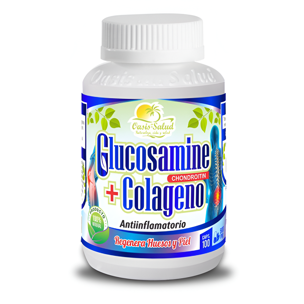 Glucosamine + colágeno caps 100 und 