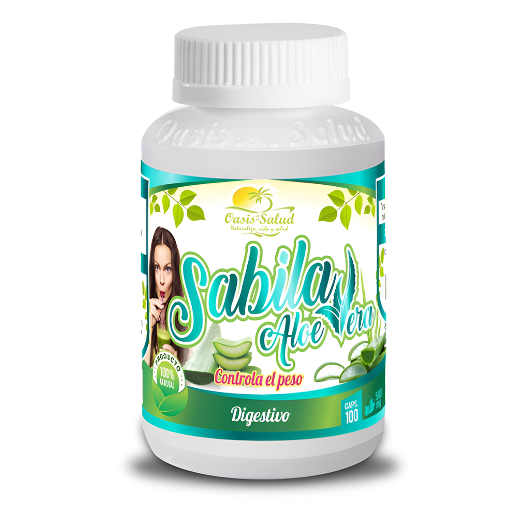 Sábila Aloe Vera  caps 100 und 